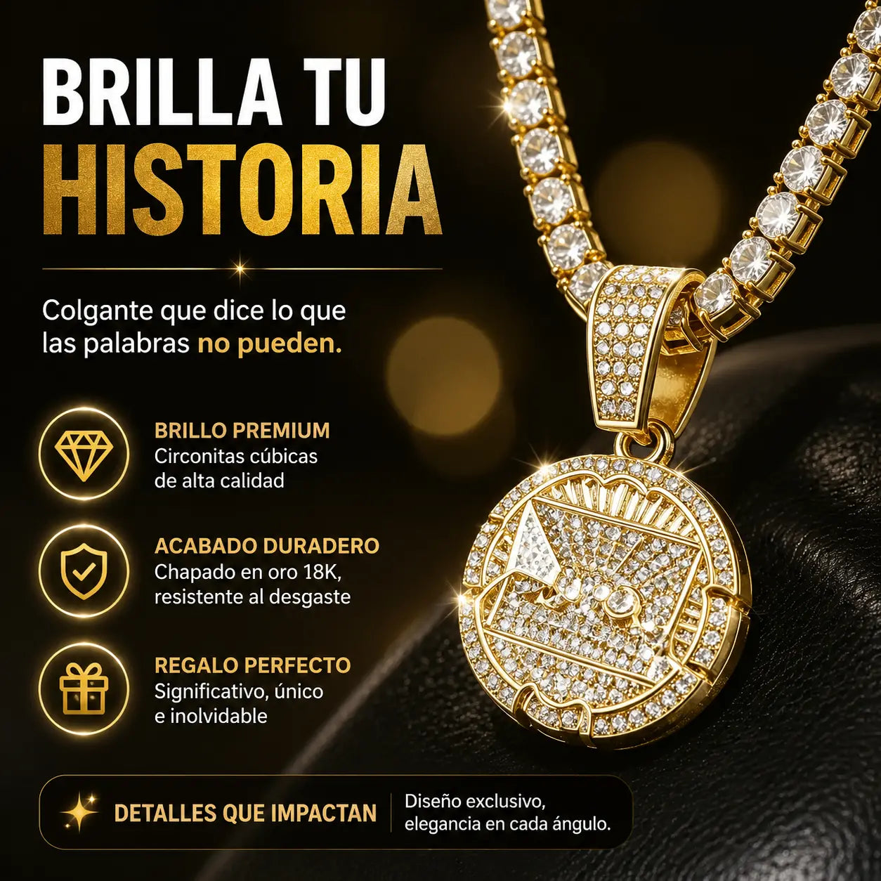 ✨ Collar con colgante brillante | Eleva tu estilo al instante 💎