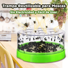 🪰✨ Trampa Reutilizable para Moscas – Sin Electricidad y Fácil de Usar 🏡