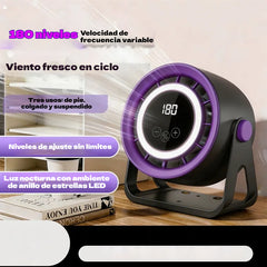 ✨✨Nuevo mini ventilador portátil recargable multifuncional para exteriores