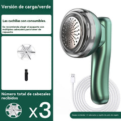 🔥🔥👚✨ Quitapelusas eléctrico portátil multifuncional quitapelusas profesional para prendas de lana punto y algodón 👕🧥🧶