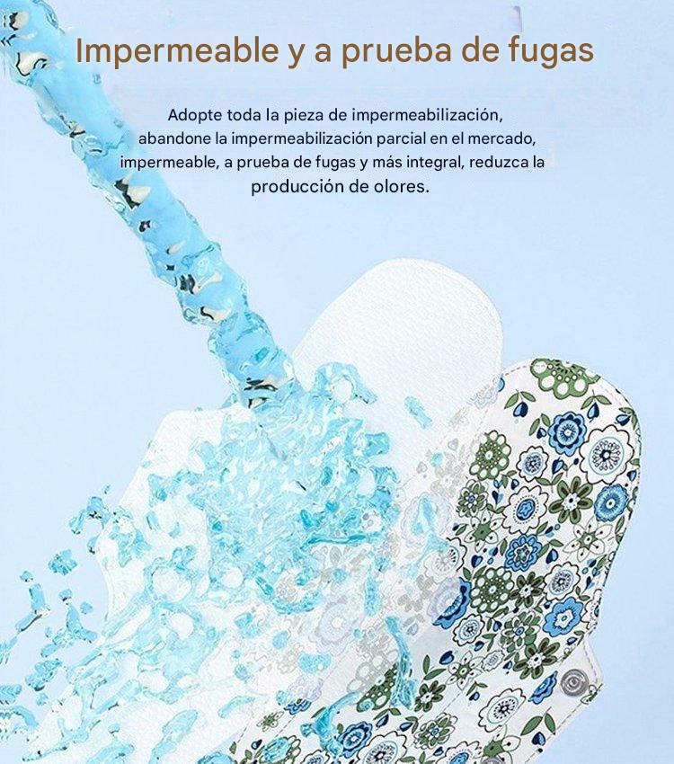 🔥🌈【5 artículos】Almohadilla antibacteriana de algodón y grafeno lavable