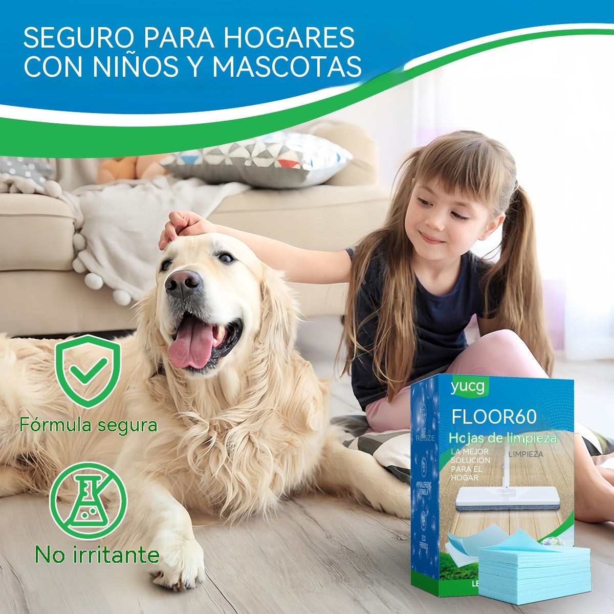 🧹✨ 【2 paquetes - 120 pastillas】Pastillas de limpieza multiusos antibacterianas y desodorantes | Aptas para suelos de madera, laminados, azulejos y paredes de caravanas