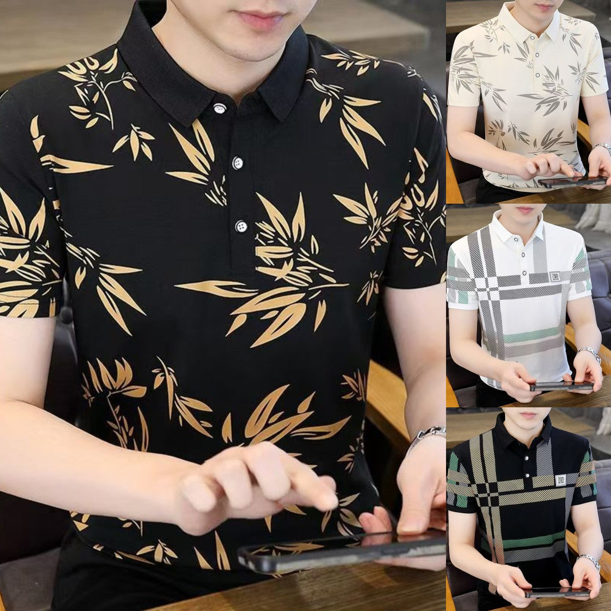 🔥【Oferta por tiempo limitado】【M-3XL】Polo de solapa para hombre, nuevo modelo, 2025