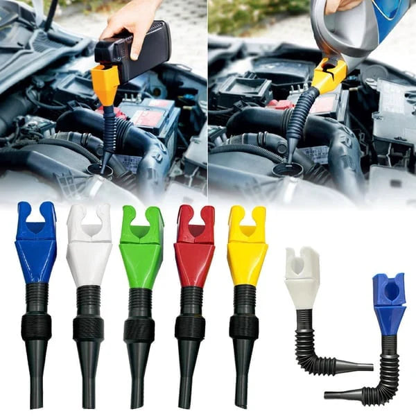 【10 piezas 27 eur】🚗Herramienta para repostar y verter combustible en el coche, embudo manos libres🔥