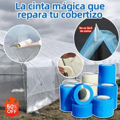 🌳👍👍Cinta de reparación de invernaderos de verduras, cinta de reparación de película plástica