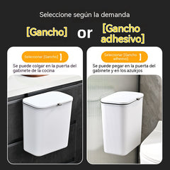 Papeleras de pared, contenedores de basura de pared para oficina y cocina.
