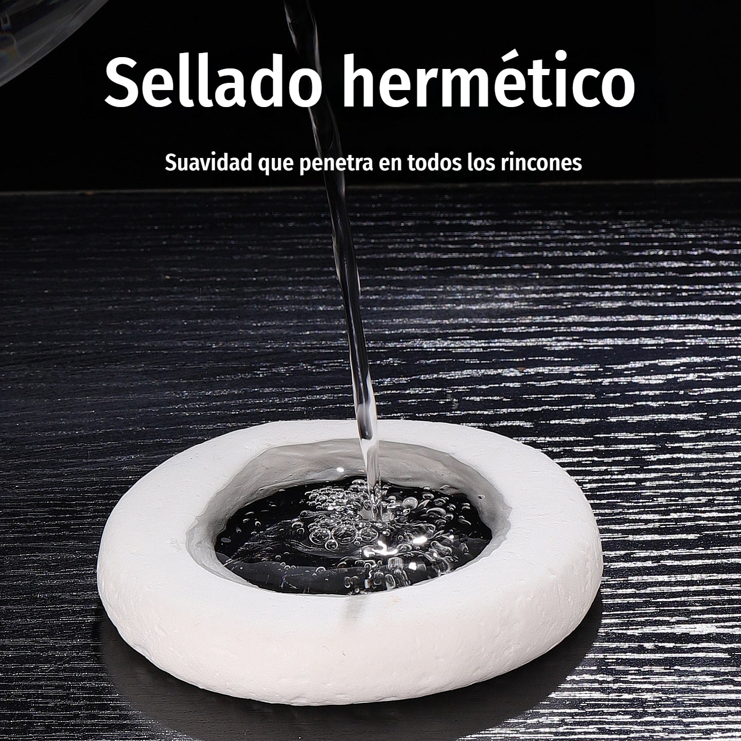 Adhesivo de alta resistencia, sin formaldehído, para sellar orificios de aires acondicionados; sellado de tuberías de desagüe domésticas, resistente a insectos e impermeable.