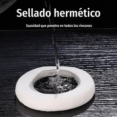 Adhesivo de alta resistencia, sin formaldehído, para sellar orificios de aires acondicionados; sellado de tuberías de desagüe domésticas, resistente a insectos e impermeable.