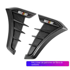 【Juego de 2 piezas】Pegatinas de protección contra arañazos para coches, pegatinas de fibra de carbono para protección contra colisiones.