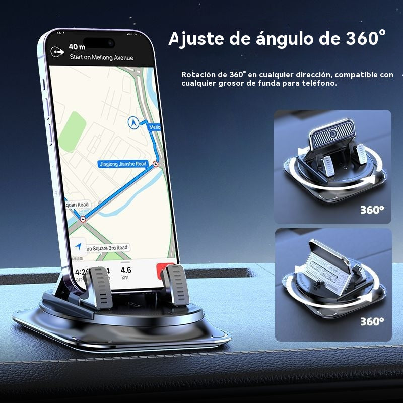 🔥【50%OFF】🚗 Seguro e inteligente: ¡El soporte de teléfono para coche 2 en 1 definitivo! 🚗