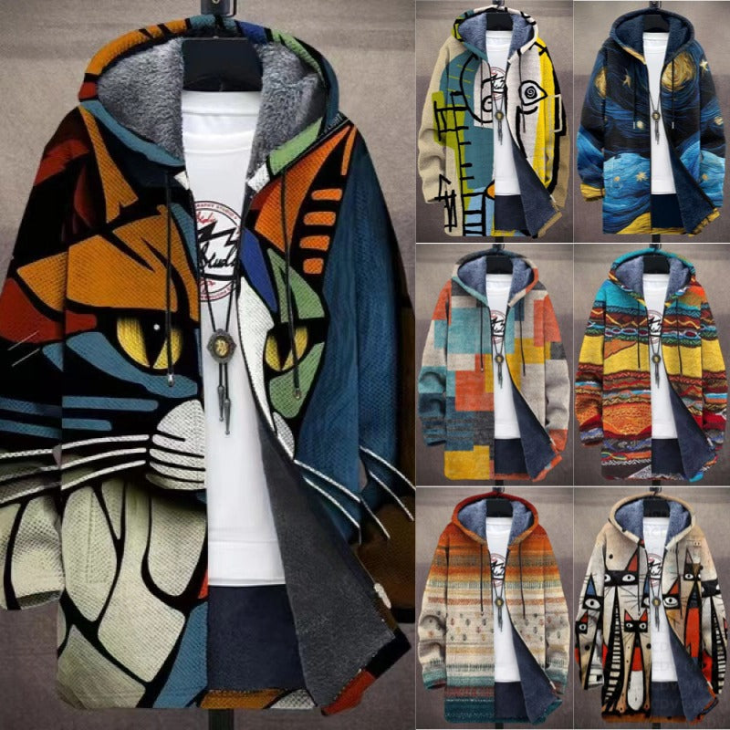 30%OFF👔【S-4XL】Chaqueta informal cálida de otoño e invierno para hombre, nueva y más vendida en 2025, chaqueta gruesa y a prueba de viento, todos los tamaños disponibles.