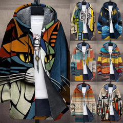 30%OFF👔【S-4XL】Chaqueta informal cálida de otoño e invierno para hombre, nueva y más vendida en 2025, chaqueta gruesa y a prueba de viento, todos los tamaños disponibles.