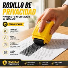 Sello de privacidad enrollable para la prevención y protección contra el robo de información.