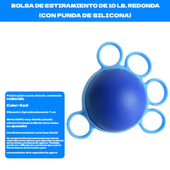 Pelota ortopédica para la recuperación de dedos y manos, con anillos de fijación, dispositivo de entrenamiento de fuerza y movilidad para personas mayores o con secuelas de un derrame cerebral.