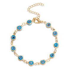 ✨【Compra uno y llévate otro gratis】💫👁️ Pulsera ajustable del ojo turco, que protege tu buena fortuna