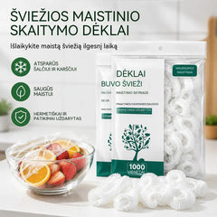 🔥【Paskutinės dienos specialus pasiūlymas: 50 % nuolaida】✨500 daugkartinio naudojimo, lanksčių, maistui saugių plastikinių dangtelių