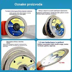 🔥【3 komada】Ploče za rezanje kamenih pločica, vitrificiranih pločica i keramike bez prašine