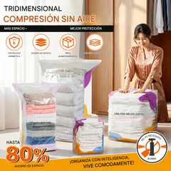 ⏳ Oferta por tiempo limitado 🔥【Juego de 4/8 piezas】Bolsas de compresión al vacío (bomba no incluida), bolsas de almacenamiento a prueba de polvo