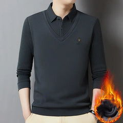 🔥👔【M-4XL】Meeste esmaklassiline kašmiirist kaheosaline pluus, soe ja mitmekülgne