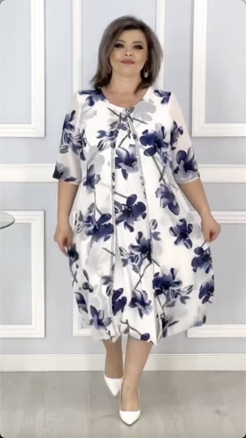 📢💥【S-5XL】2025 nuevo vestido de moda de talla grande