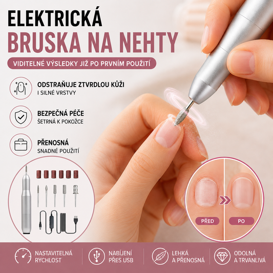 💅👍 Elektrický pilník na nehty pro léčbu onychomykózy