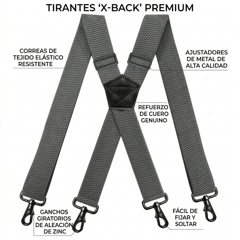 📢📢¡50% DE DESCUENTO! 🧷Corsés de hombre con espalda cruzada y clips🧷