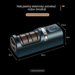 ⏳ Časovo obmedzená 40% zľava! 🔪 Multifunkčný akumulátorový elektrický brúsnik na nože, nabíjateľný ✨