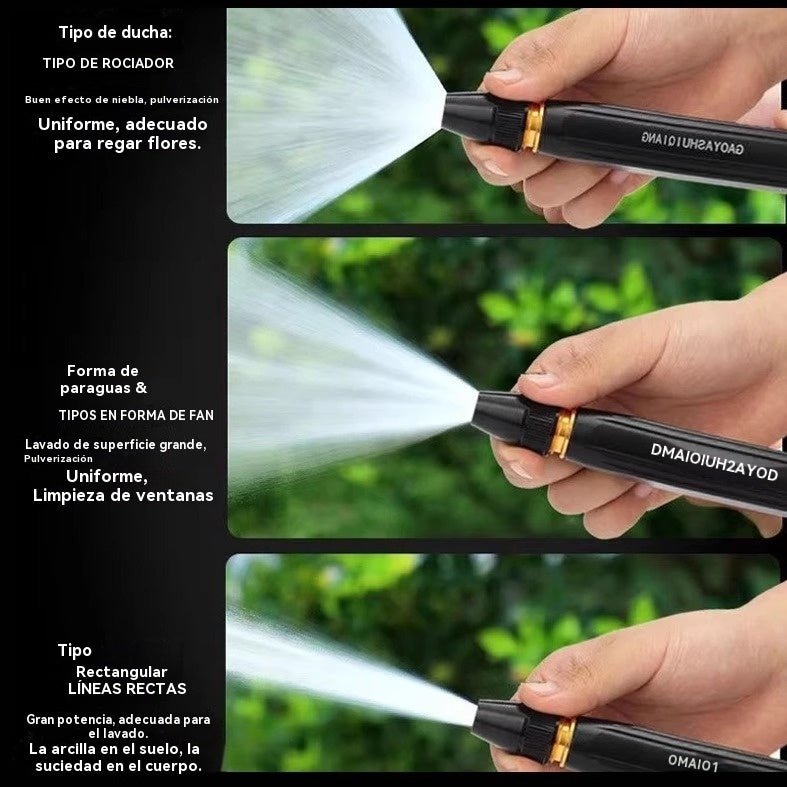 💧🚗Nueva boquilla de lavado de autos de alta presión, universal para regar flores, lavar autos y limpiar el suelo