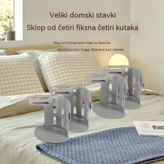 Set od četiri komada🛏️ Skrivene kopče za plahte s četiri kuta – sprječavaju pomicanje ili klizanje plahti, držeći ih ravnima i sigurnima.