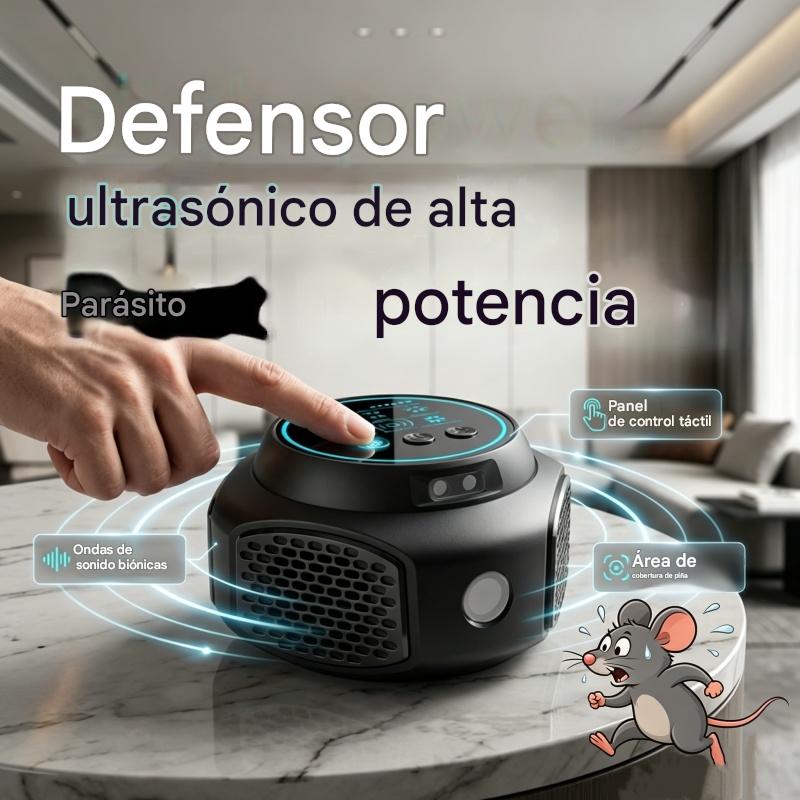 🐭【Oferta por tiempo limitado】Repelente ultrasónico de roedores de alta eficacia