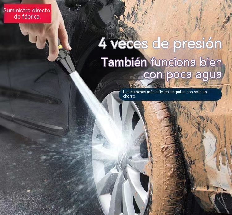 🚿 🔥¡Último día de la oferta especial! 🔥💧 Pistola de agua a alta presión: para lavar coches, jardinería, 10 veces más presión, múltiples modos ⚡