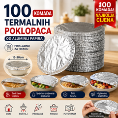 📢📢 50% POPUSTA!⏰【100 komada】 Izolacijski poklopac od aluminijske folije