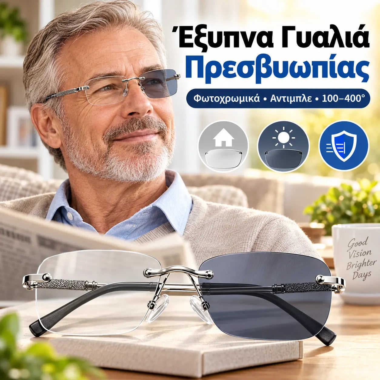 1 darab 8000 Ft 👓 Ezeket az intelligens zoomolós olvasószemüvegeket kifejezetten középkorú és idősebb felnőttek számára tervezték; a szemüveg zoomolási, többfókuszú, fényérzékelő, fényre sötétedő (fotokróm) és kékfény-szűrő funkciókkal is rendelkezik.
