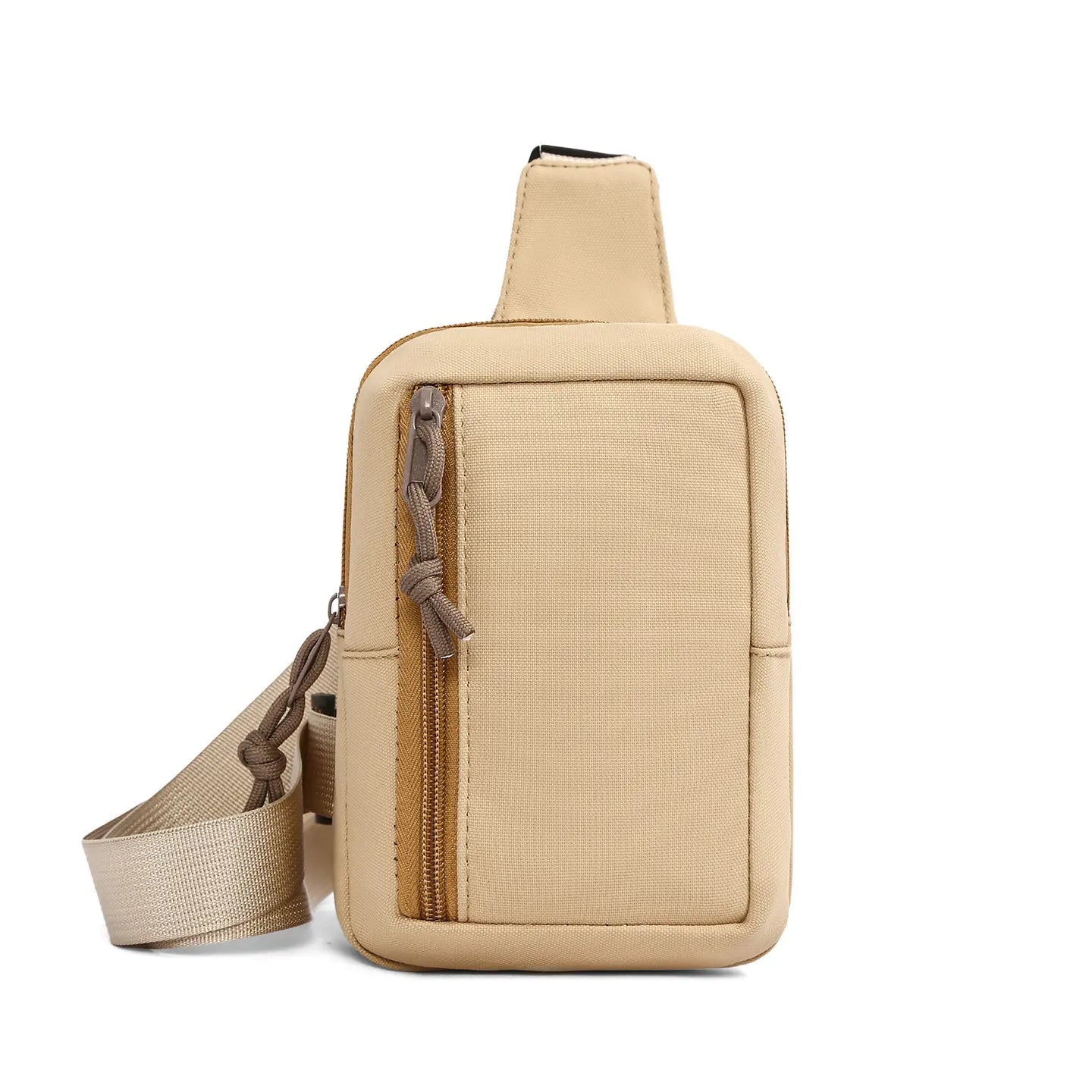 👫Un bolso de hombro unisex con múltiples compartimentos y un bolsillo trasero para mayor seguridad: protege tus objetos de valor.