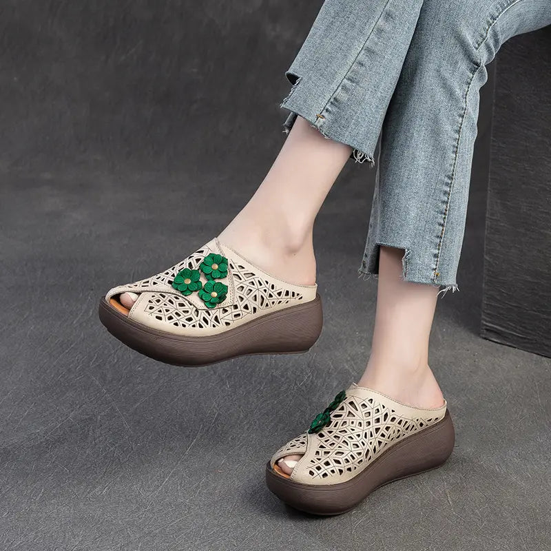 【35-42】Sandalias de ojo de pez para mujer, estilo nuevo de verano 2025