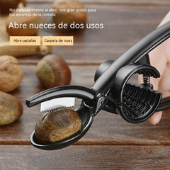 🌰🥜 Pelador Multifuncional para Castañas, Nueces, Almendras, Pistachos, Avellanas y Macadamias