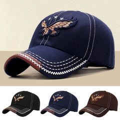 🔥 Productos más vendidos【2 piezas】💙Gorra de béisbol con bordado de águila