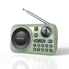 【💥Poslední den, sleva 50 %!】✨Přenosné rádio s Bluetooth, hudební přehrávač, podporuje paměťové karty a USB flash disky.