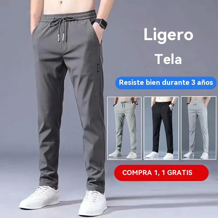 【2 artículos por 31 euros】【M-5XL】2026 Nuevos pantalones elásticos casuales para hombre, cómodos y elegantes.