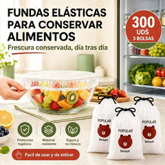 🔥(300 unidades)🍽️Funda de plástico antibacteriana extragrande y gruesa apta para uso alimentario