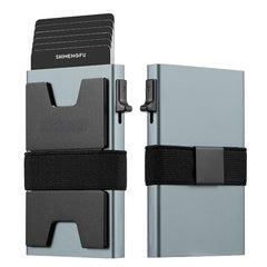 🔥【Oferta especial por tiempo limitado】✨Nuevo tarjetero de aleación de aluminio con bloqueo RFID