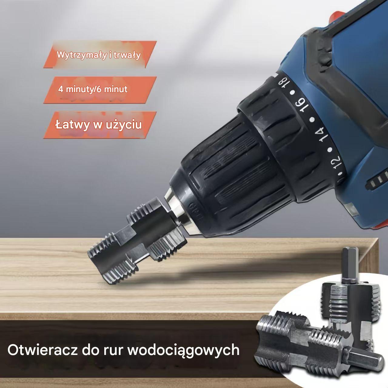⚙️🔩 Gwintowanie złączy do rur wodociągowych – gwinty wewnętrzne i zewnętrzne z PVC w kilka minut