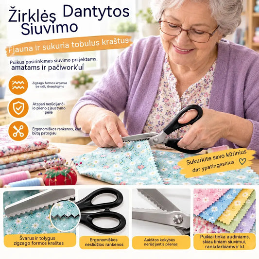 🔥2 dalių rinkinys ✂️✨ Kirpkite, perdarykite ir įkvėpkite savo drabužiams naują gyvybę