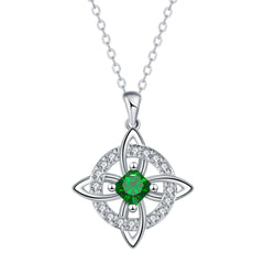 ✨🔮Collar místico de nudo de bruja con piedra de nacimiento 💞 Protege a tus seres queridos
