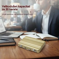 💼 Mini aluminijska kutijica za kartice | Kompaktna, elegantna i izdržljiva ✨
