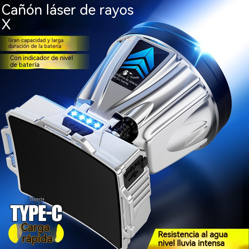 ❗❗❗【100 unidades en stock, hasta agotar existencias】⚡Foco de búsqueda montado en la cabeza de alto rendimiento