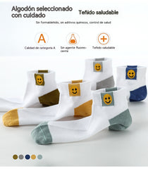 [10 pares]Calcetines de malla para niños y calcetines deportivos transpirables.