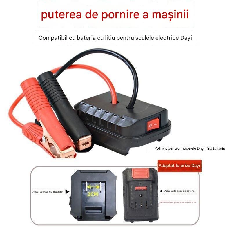 ✨Arrancador de batería multifuncional para coche, convertidor de arranque de emergencia para coche [Doble puerto USB].