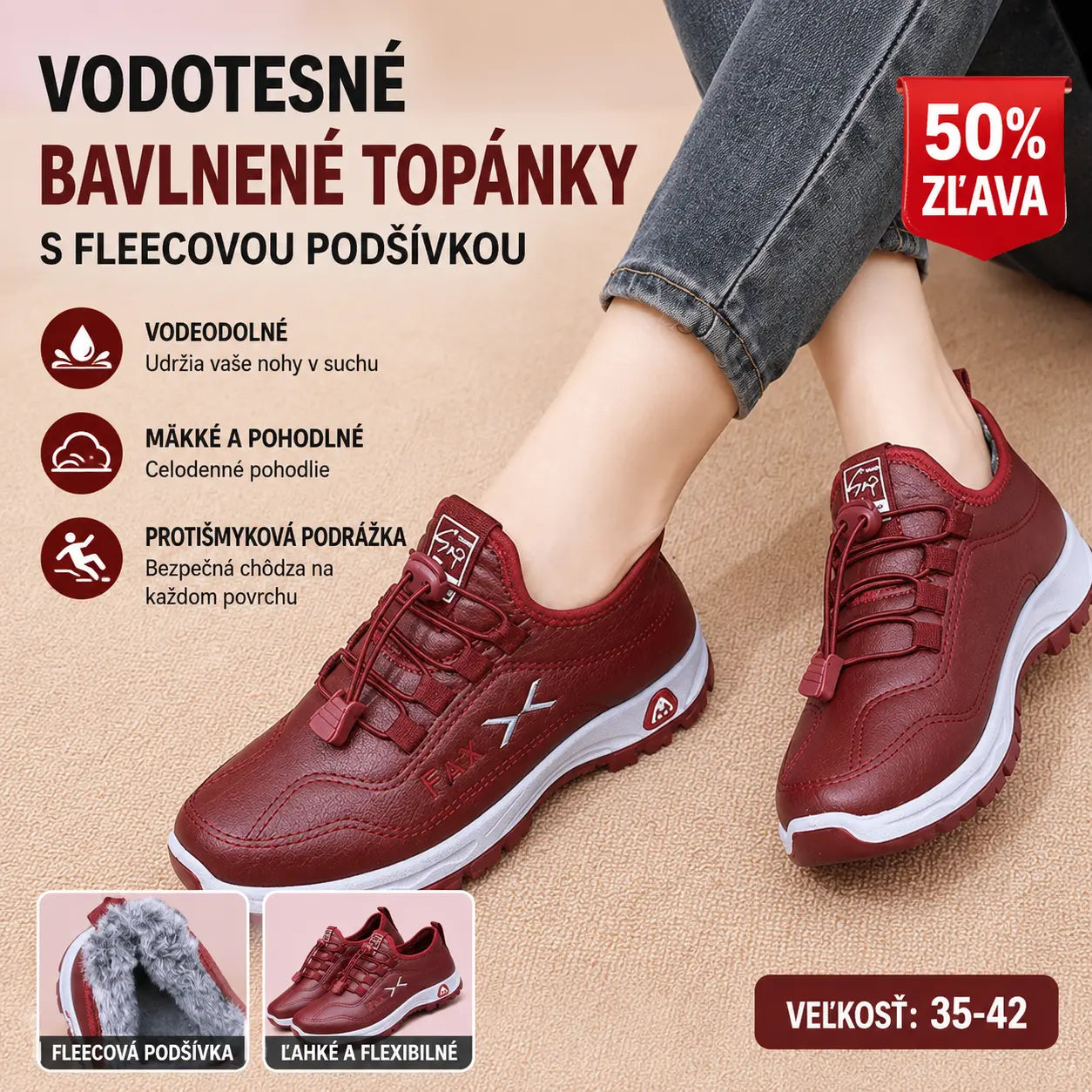 👢✨【veľkosti 35-41】sú nové dámske jesenné a zimné vychádzkové topánky vyrobené z pravej kože, ručne vyrobené a podšité bavlneným flísom.