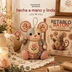 💥⏰50% de descuento🧵 Exquisito kit de costura DIY para ratón de patchwork